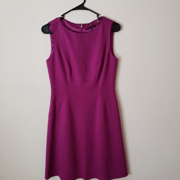 Elie Tahari Trudy Dress Raspberry - Picture 2 of 6